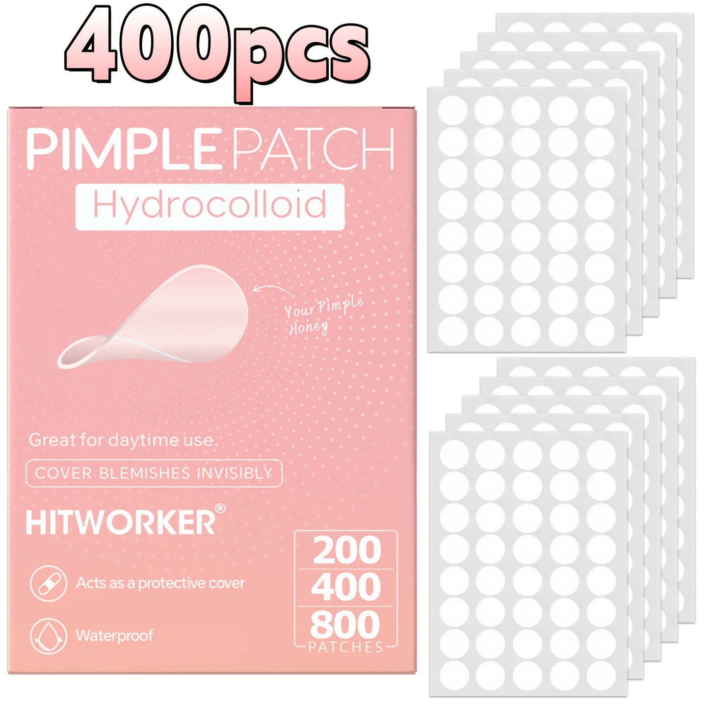 Lot of 800 pcs - Round Acne Patches