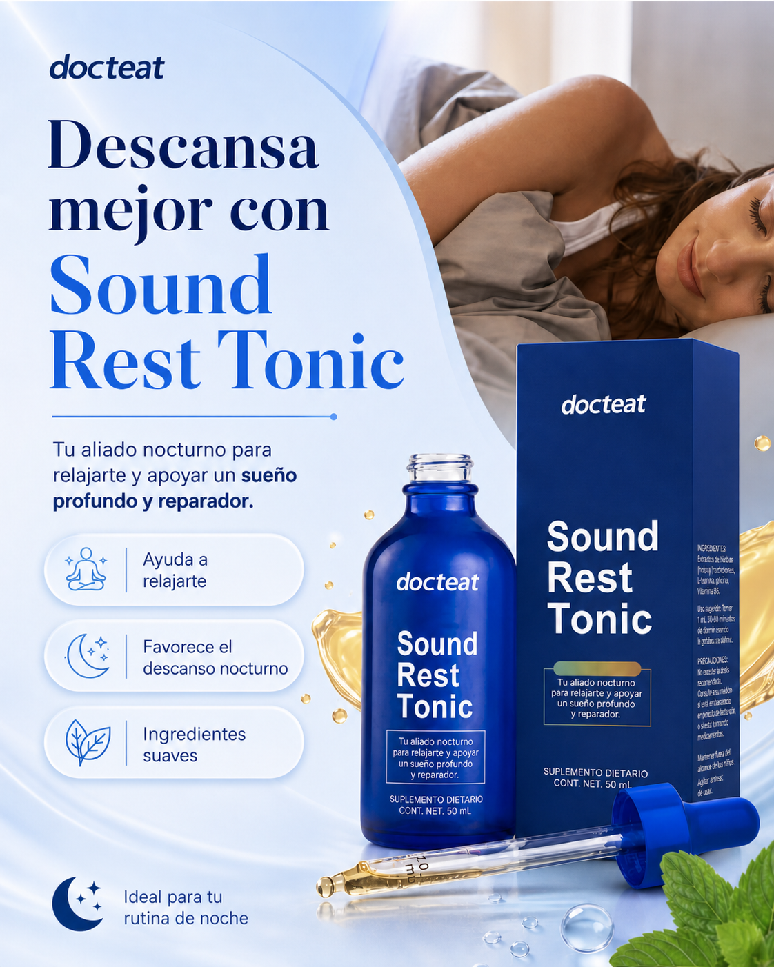 Gotitas naturales para dormir