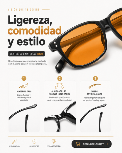 Lentes Protección Luz de Pantallas
