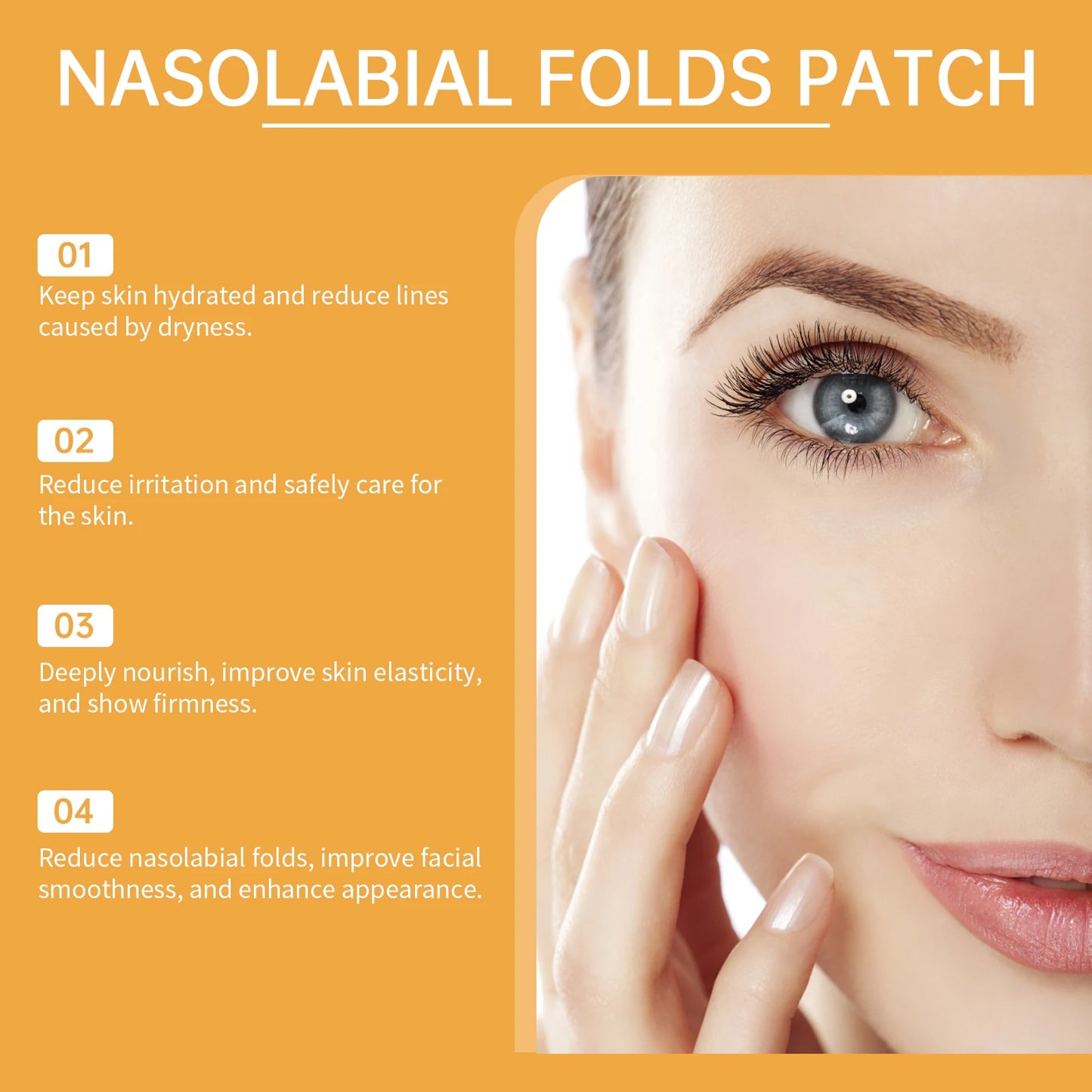 Wrinkle Removal Patch Hyaluronic - Collagen Mask