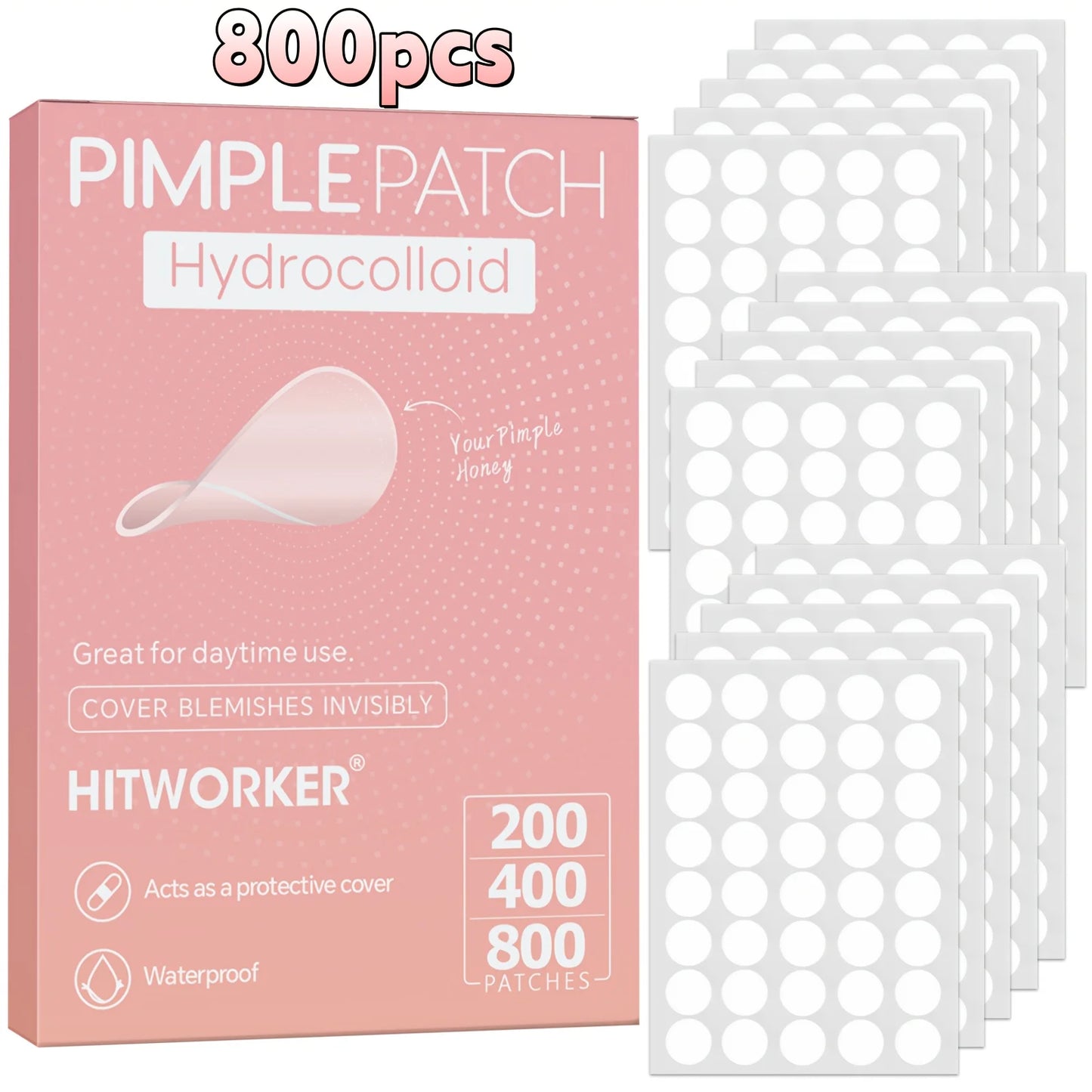 Lot of 800 pcs - Round Acne Patches